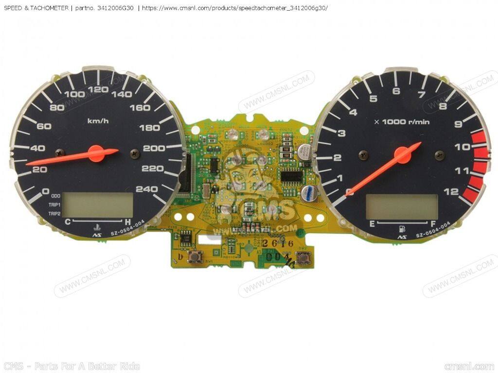 CMS シーエムエス SPEED ＆ TACHOMETER［3412006G30］ DL1000 VSTROM SUZUKI スズキ スピードメーター メーター・インジケーター関係 電装系｜ウェビック　店