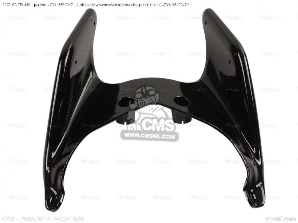 CMS シーエムエス SPOILER TEL.MS［4739135E00Y7L］ AY50 AY50W AY50WR SUZUKI スズキ その他外装オプション・補修部品 外装｜ウェビック　店