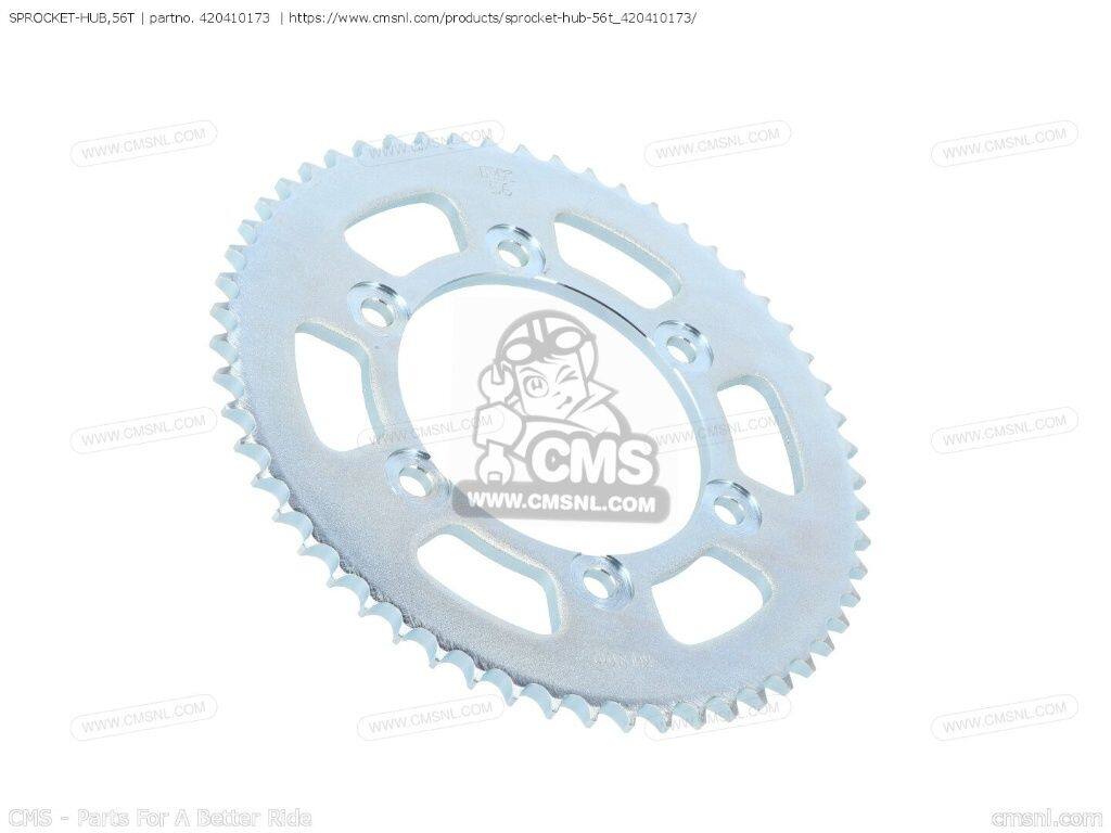 CMS シーエムエス SPROCKET-HUB，56T［420410173］ BR125KKF Z125 BR125KKFA BX125AKF NINJA 125 BX125AKFA BX125ALF BX125BMFAN KAWASAKI カワサキ ドリブンスプロケット・リアスプロケット 駆動系｜ウェビック　店