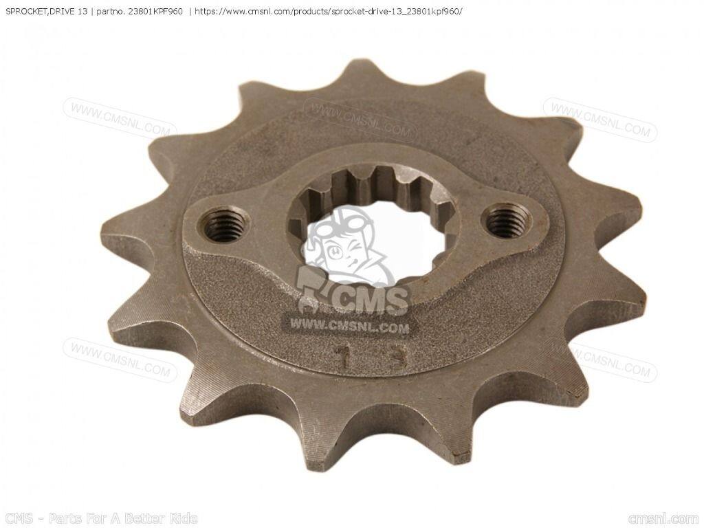 CMS シーエムエス SPROCKET，DRIVE 13［23801KPF960］ CBF250 HONDA ホンダ ドライブスプロケット・フロントスプロケット 駆動系｜ウェビック　店