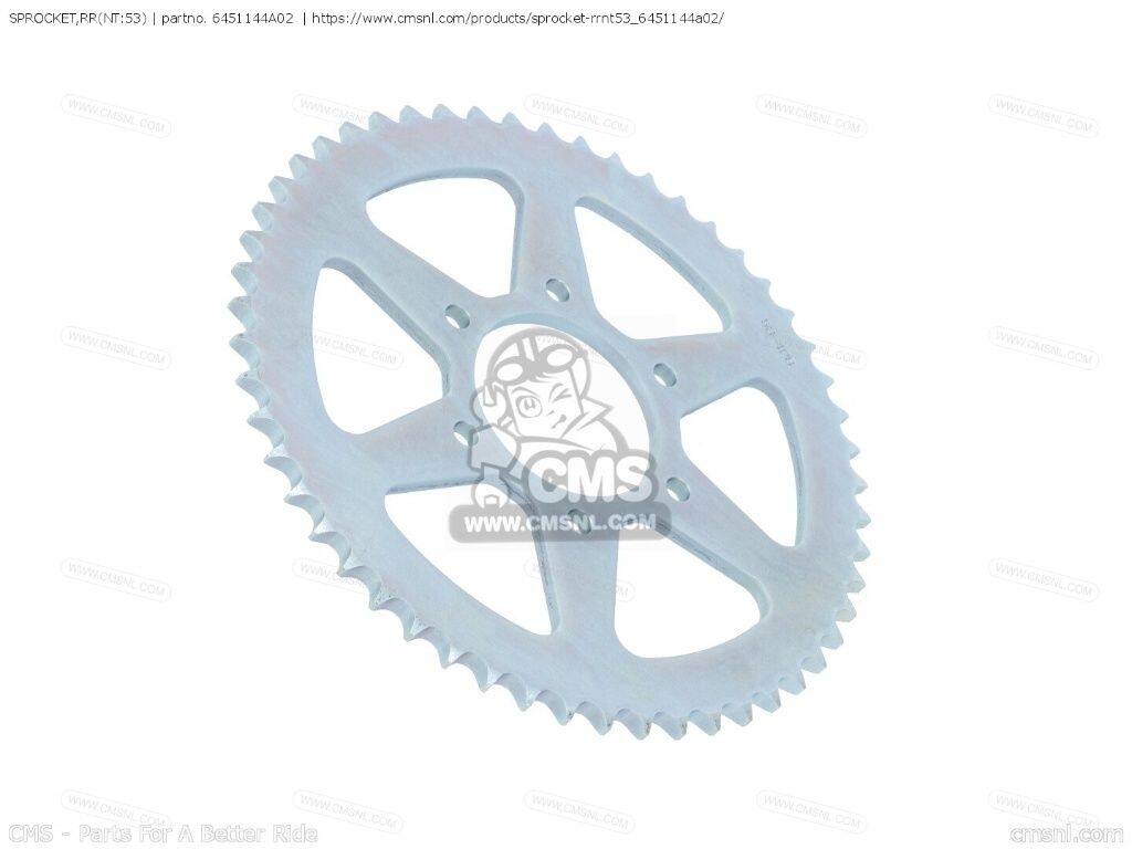 CMS シーエムエス SPROCKET，RR(NT：53)［6451144A02］ DR125SE DR125SEU SUZUKI スズキ スプロケット 駆動系｜ウェビック　店