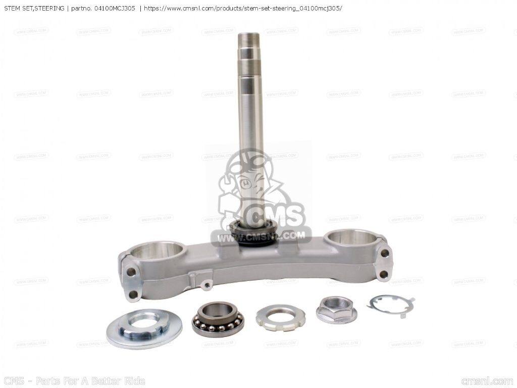 CMS シーエムエス STEM SET，STEERING［04100MCJ305］ CBR900RE FIRE BLADE FIREBLADE CBR900RR HONDA ホンダ トリプルツリー・ステム・アンダーブラケット ハンドル｜ウェビック　店 70,502円