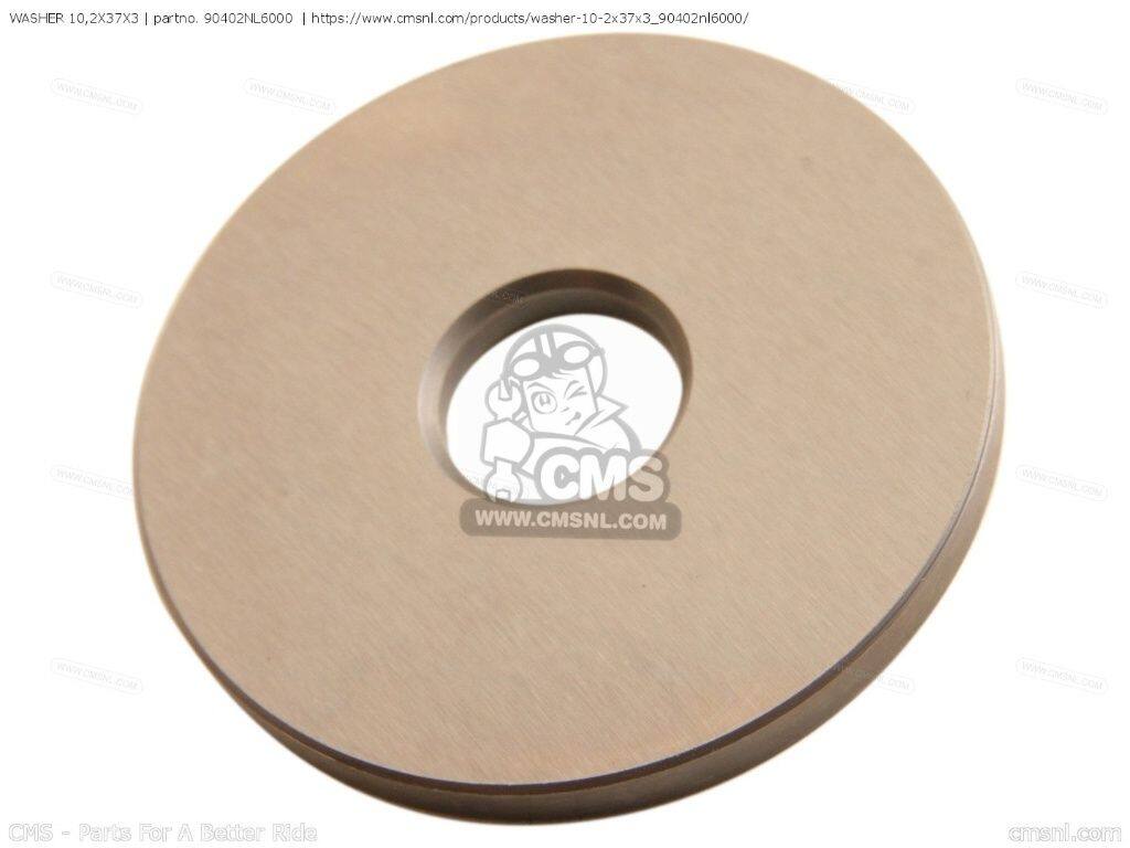 CMS シーエムエス WASHER 10，2X37X3［90402NL6000］ CBR1000RR HRC SBK HONDA ホンダ 汎用ワッシャー 外装｜ウェビック　店 17,319円
