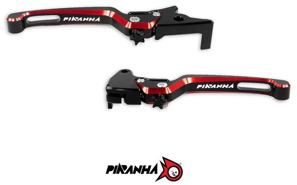 PIRANHA ピラニア CNC Adjustable Brake Levers Duo Anodize Giorno+ ABS Limited Edition GIORNO+ HONDA ホンダ ブレーキレバー ハンドル周辺パーツ ハンドル｜ウェビック　店