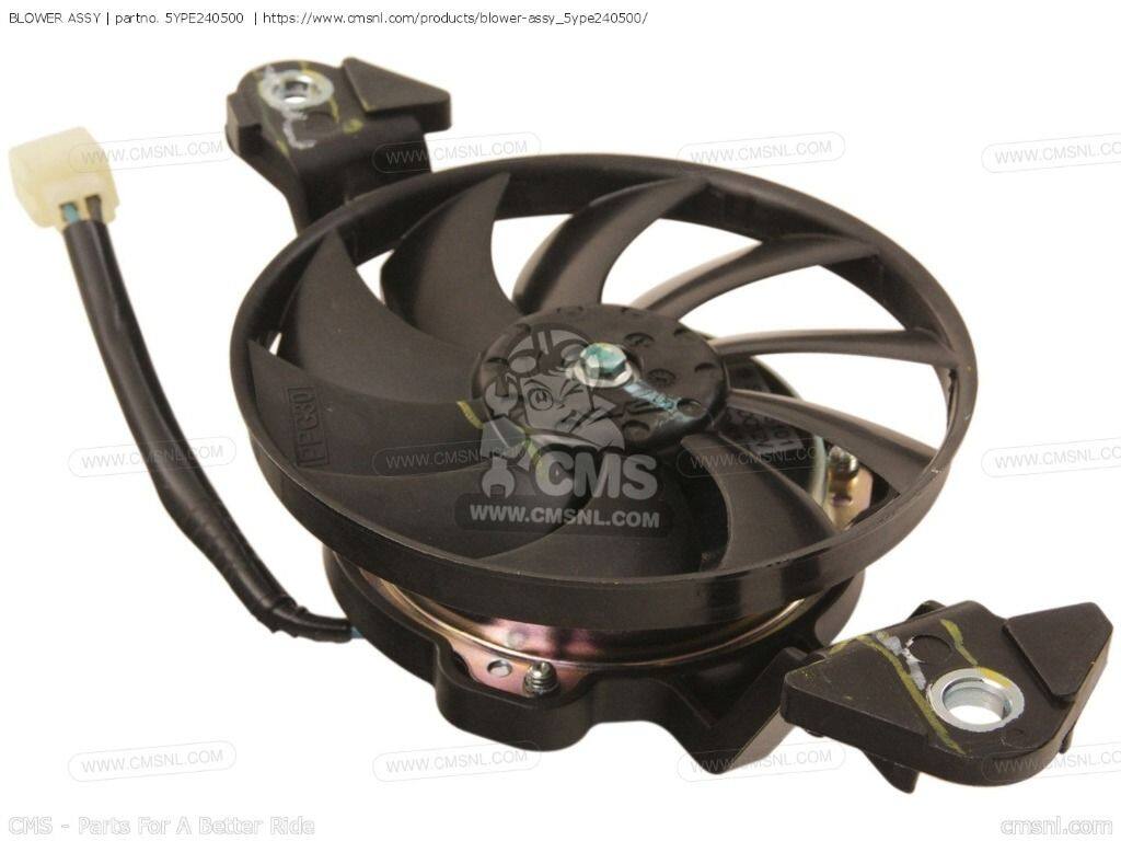 CMS シーエムエス BLOWER ASSY［5YPE240500］ MT125 MT125-A MT-125 ABS MT125A MTM125-A T135FI WR125R WR125X YZF-R125 R125 YZF-R125A R125A YAMAHA ヤマハ ラジエーター 冷却関連 エンジン｜ウェビック　店