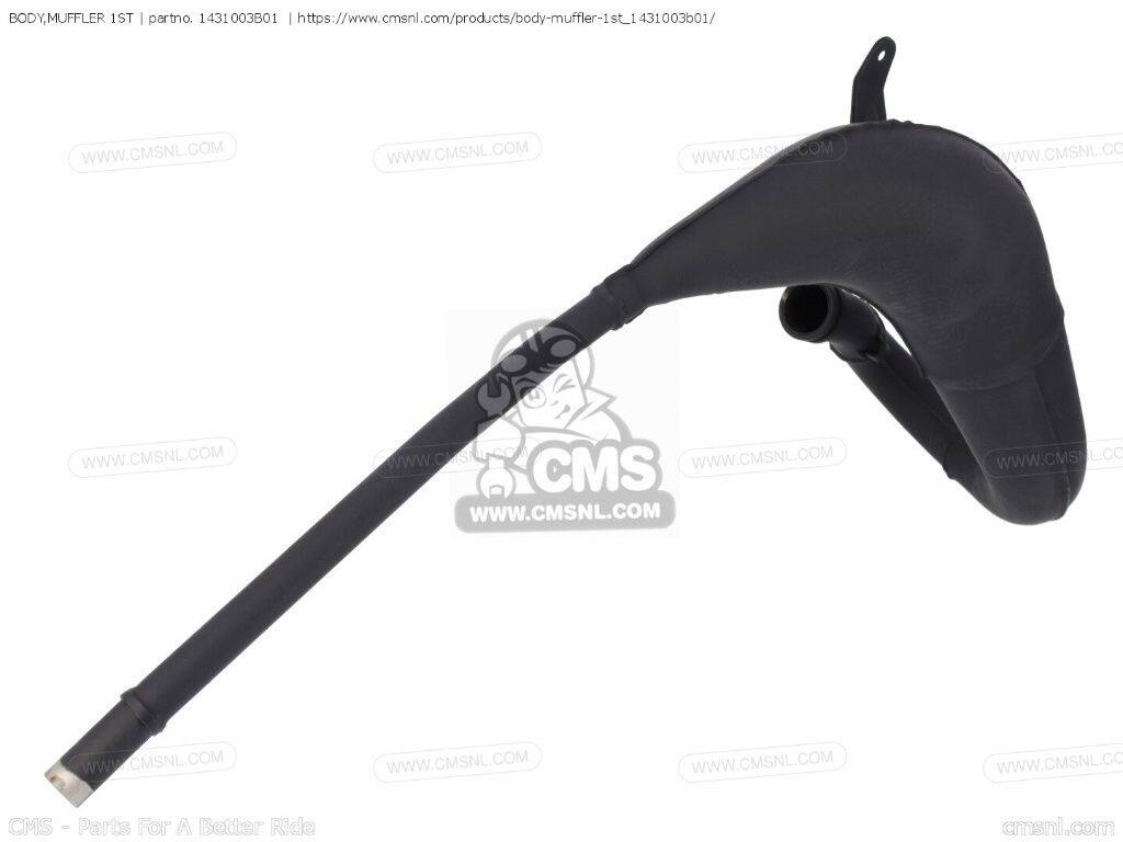 CMS シーエムエス BODY，MUFFLER 1ST［1431003B01］ RM85 LW SW & RM85L SUZUKI スズキ 補修・汎用サイレンサー マフラー｜ウェビック　店