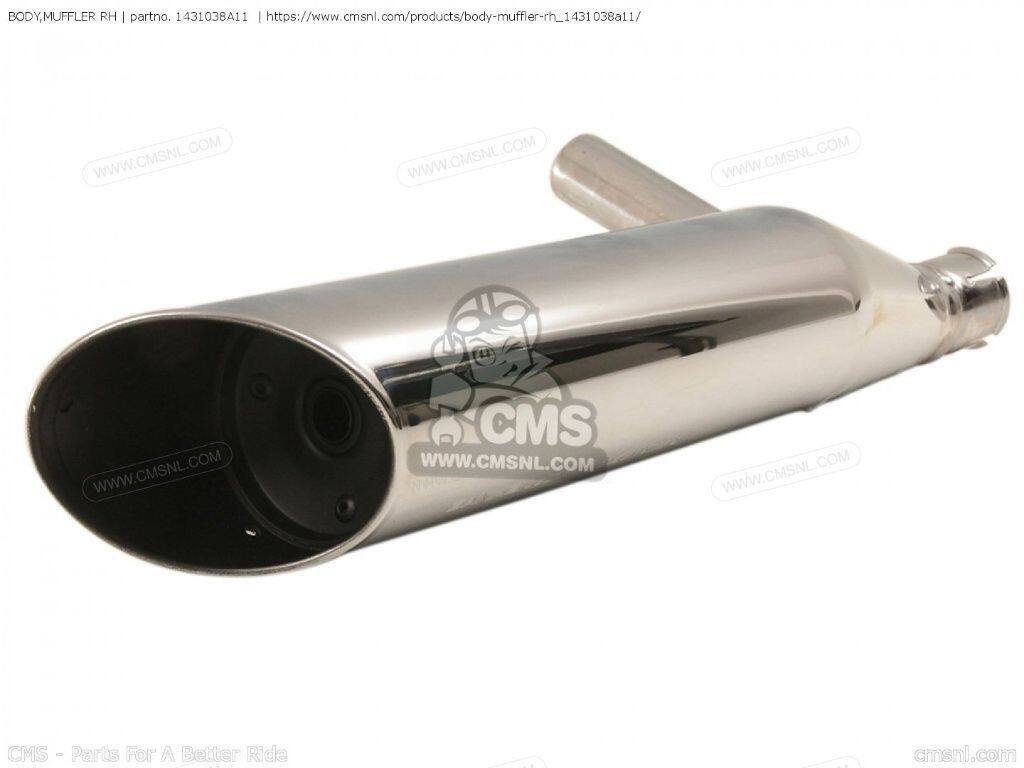 CMS シーエムエス BODY，MUFFLER RH［1431038A11］ VS750GL VS750GLEF VS750GLEP VS750GLF VS750GLP SUZUKI スズキ その他マフラーオプション・補修部品 マフラー｜ウェビック　店
