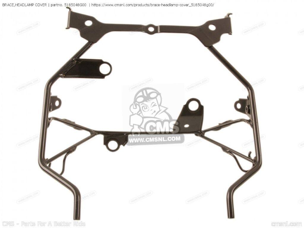 CMS シーエムエス BRACE，HEADLAMP COVER［5185048G00］ VZR1800 BOULEVARD M109R VZR1800N VZR1800Z SUZUKI スズキ ヘッドライト 灯火類 電装系｜ウェビック　店