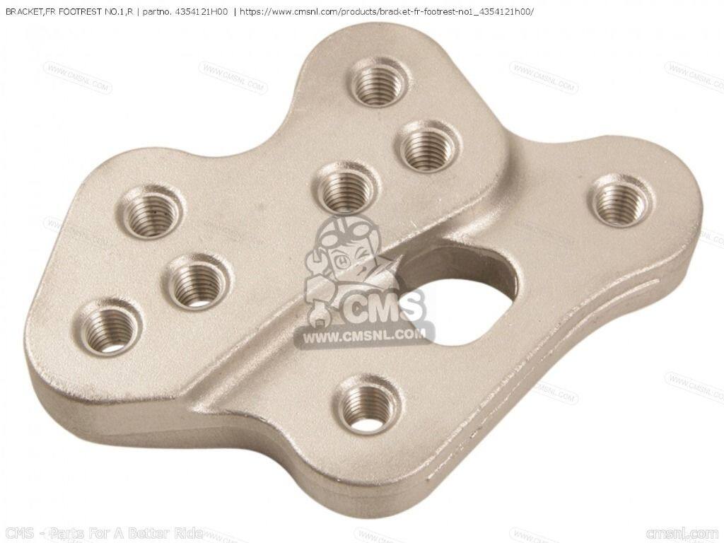 CMS シーエムエス BRACKET，FR FOOTREST NO.1，R［4354121H00］ GSXR1000 SUZUKI スズキ その他ステップオプション・補修部品 ステップ 足回り｜ウェビック　店
