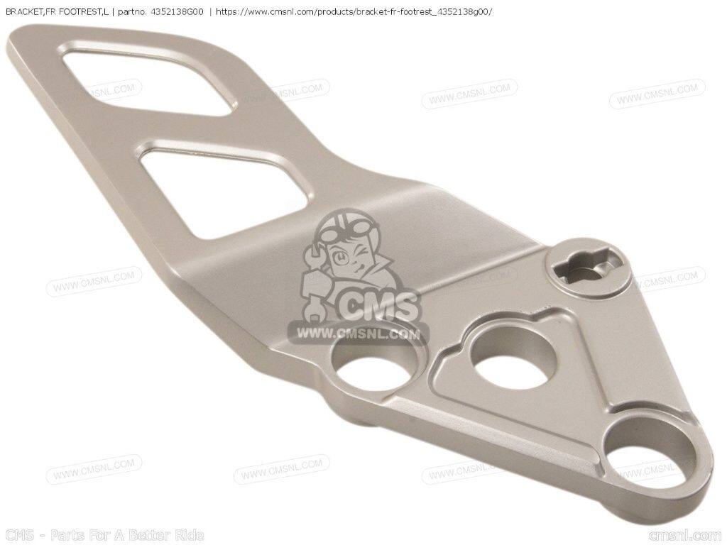 CMS シーエムエス BRACKET，FR FOOTREST，L［4352138G00］ GSF1250S BANDIT GSF1250SA GSX1250FA GSX650F SUZUKI スズキ その他ステップオプション・補修部品 ステップ 足回り｜ウェビック　店