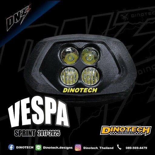 DINOTECH ダイノテック LED Headlight for Vespa Sprint 150 (2017-2024) SPRINT ベスパ ヘッドライト 灯火類 電装系｜ウェビック　店 19,488円