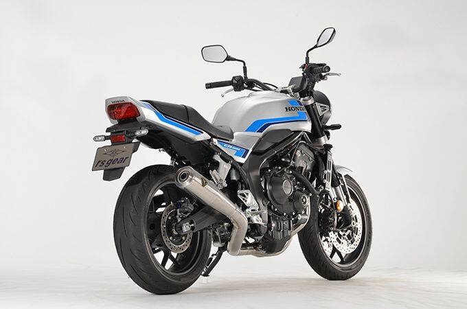 r’s gear アールズギア ワイバン メガホン ピュアチタン フルエキゾースト シングル Sタイプ マフラー CB1000F SE HONDA ホンダ フルエキゾーストマフラー|ウェビック 店