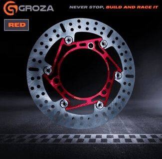 Groza Indonesia グローザ インドネシア Floating Disc Brake Diameter 260mm Aerox NMAX YAMAHA ヤマハ ブレーキディスクローター ブレーキ｜ウェビック　店 9,391円