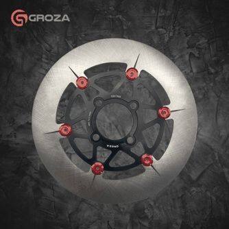 Groza Indonesia グローザ インドネシア Floating Disc Brake Diameter 260mm Beat Scoopy Vario HONDA ホンダ ブレーキディスクローター ブレーキ｜ウェビック　店