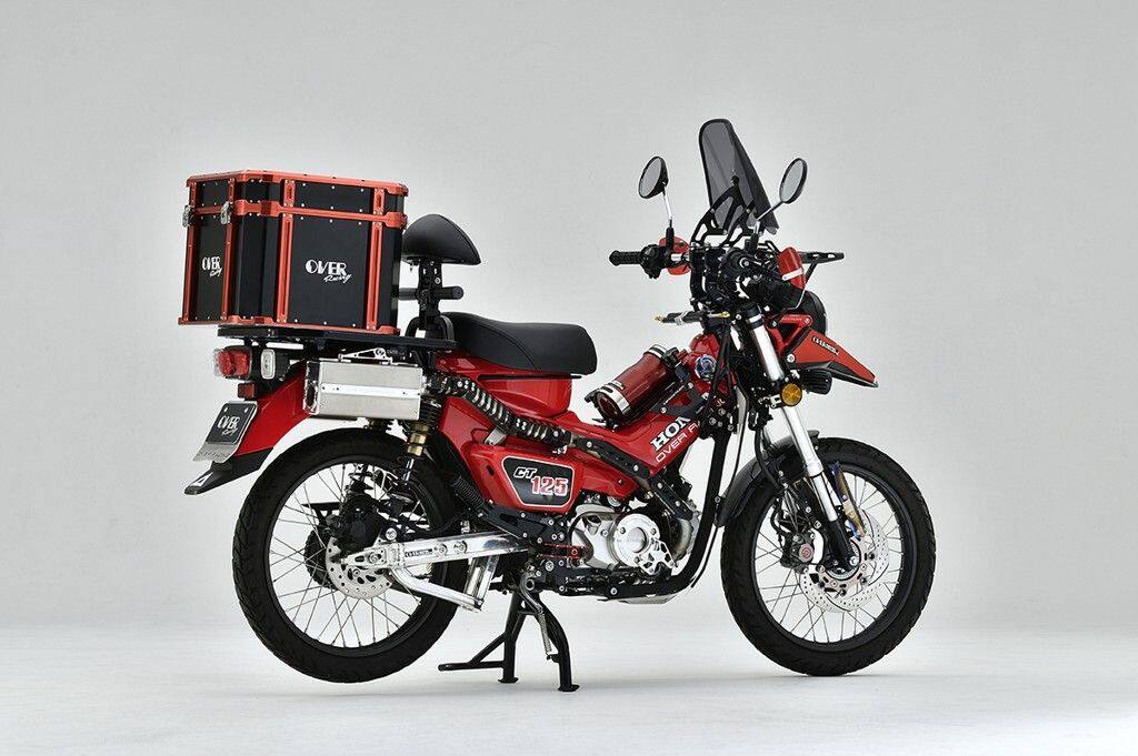 OVER オーヴァー RECTANGLE UP CT125 HONDA ホンダ フルエキゾーストマフラー マフラー｜ウェビック　店