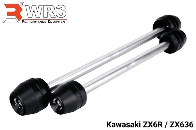 WR3 ダブルアールスリー Axle Slider ZX-6R ZX636 KAWASAKI カワサキ アクスルスライダー フレーム|ウェビック 店