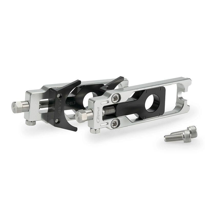 Puig プーチ チェーン テンショナー(CHAIN TENSIONER) CB1000HORNET HONDA ホンダ アクスルブロック・チェーンアジャスター 足回り カラー/素材:シルバー/アルミニウム7075|ウェビック 店