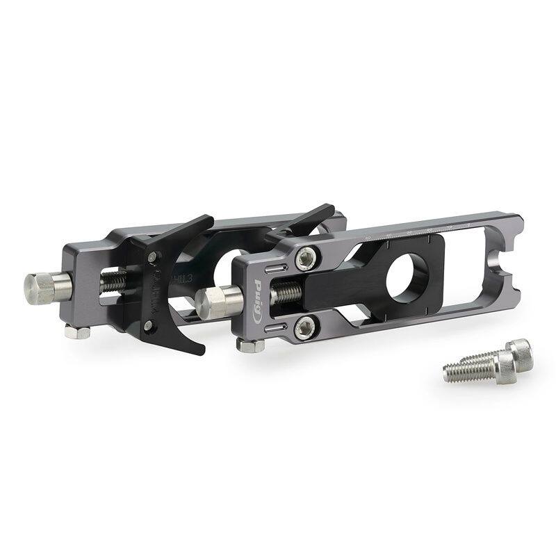 Puig プーチ チェーン テンショナー(CHAIN TENSIONER) CB1000HORNET HONDA ホンダ アクスルブロック・チェーンアジャスター 足回り カラー/素材:チタンカラー/アルミニウム7075|ウェビック 店