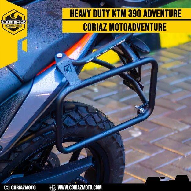 Coriaz Motoadventure コリアズ・モトアドベンチャー ヘビーデューティーサイドラック 250 Advanture 390 KTM サイドキャリア 外装|ウェビック 店