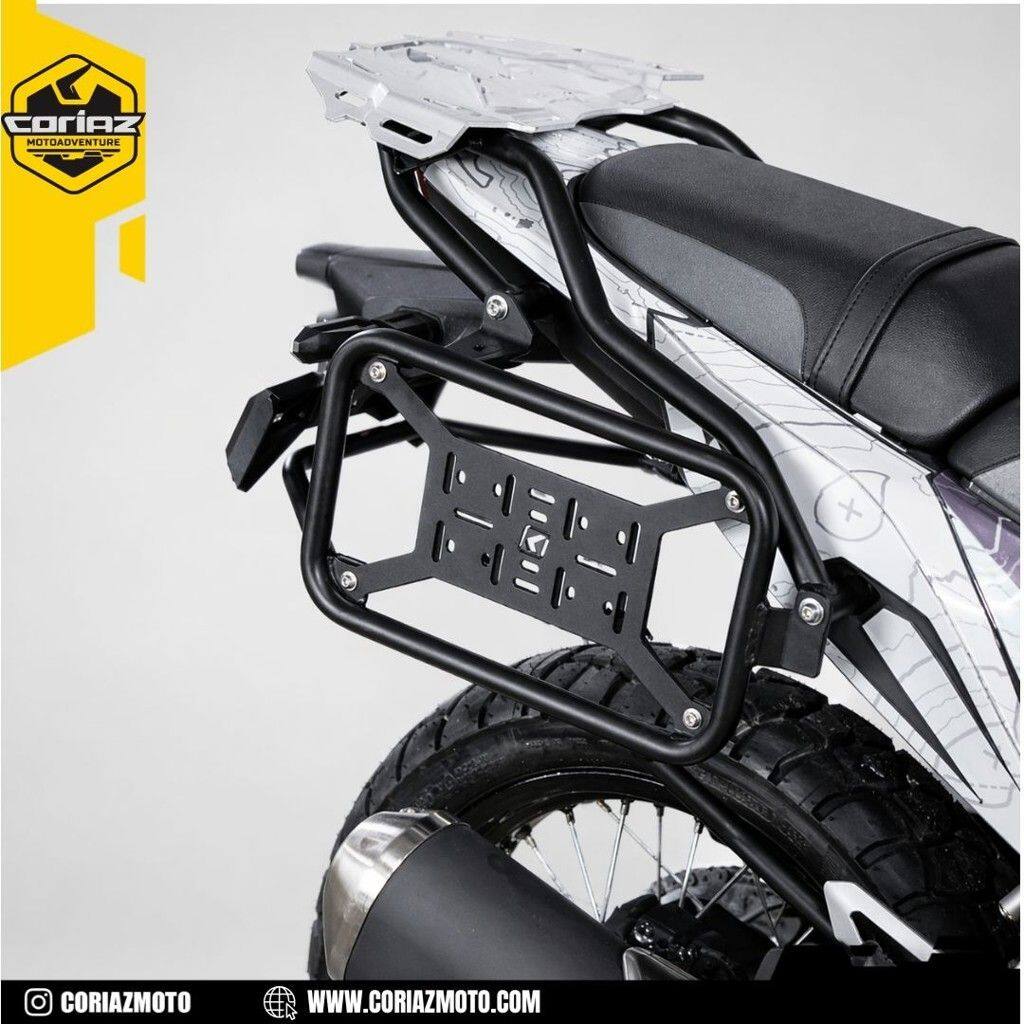 Coriaz Motoadventure コリアズ・モトアドベンチャー ヘビーデューティーサイドラック X-Mode KLE 500 KAWASAKI カワサキ サイドキャリア 外装|ウェビック 店