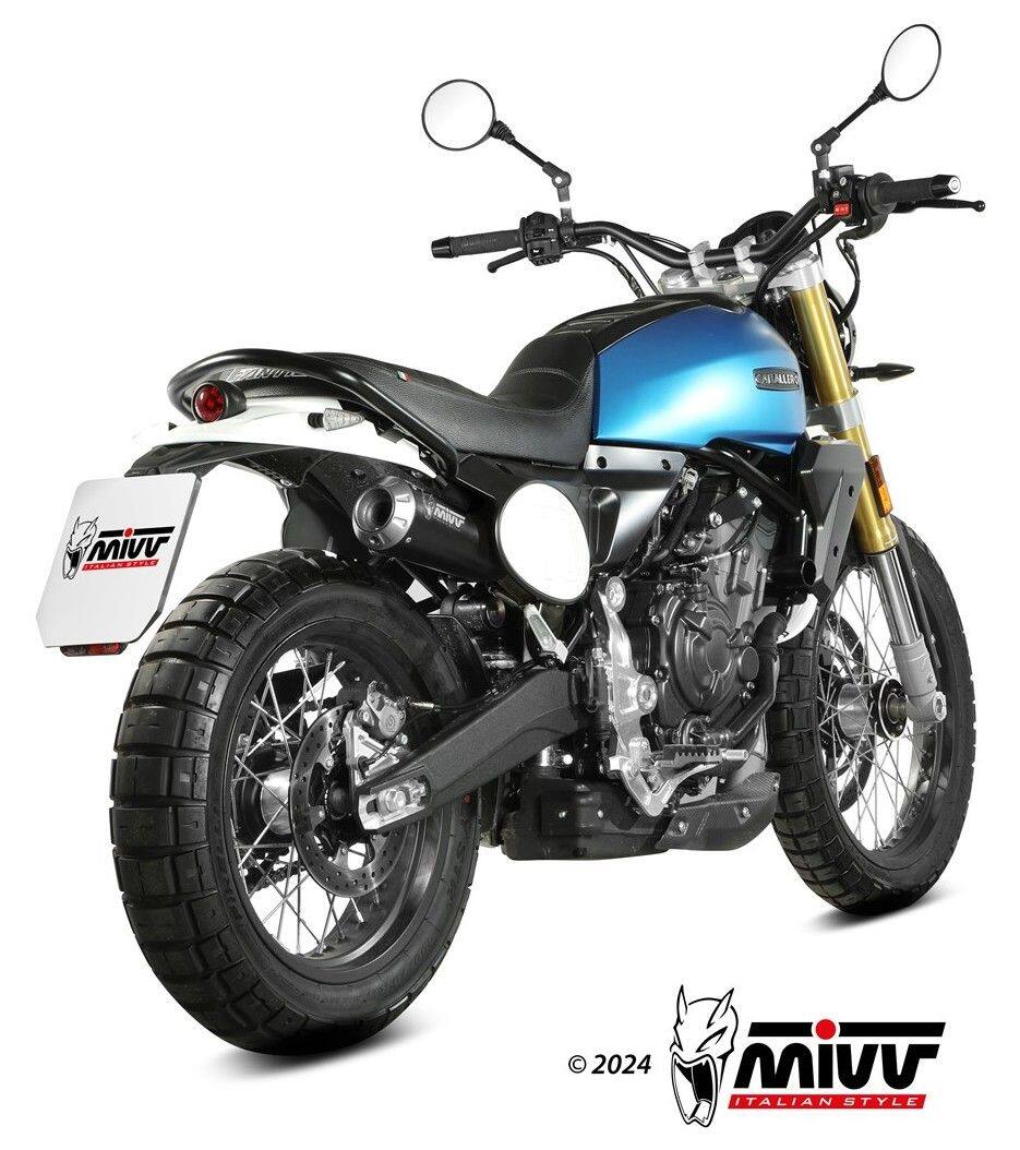 MIVV ミヴ X-M1スリップオンマフラー CABALLERO 700 FANTIC ファンティック フルエキゾーストマフラー マフラー|ウェビック 店