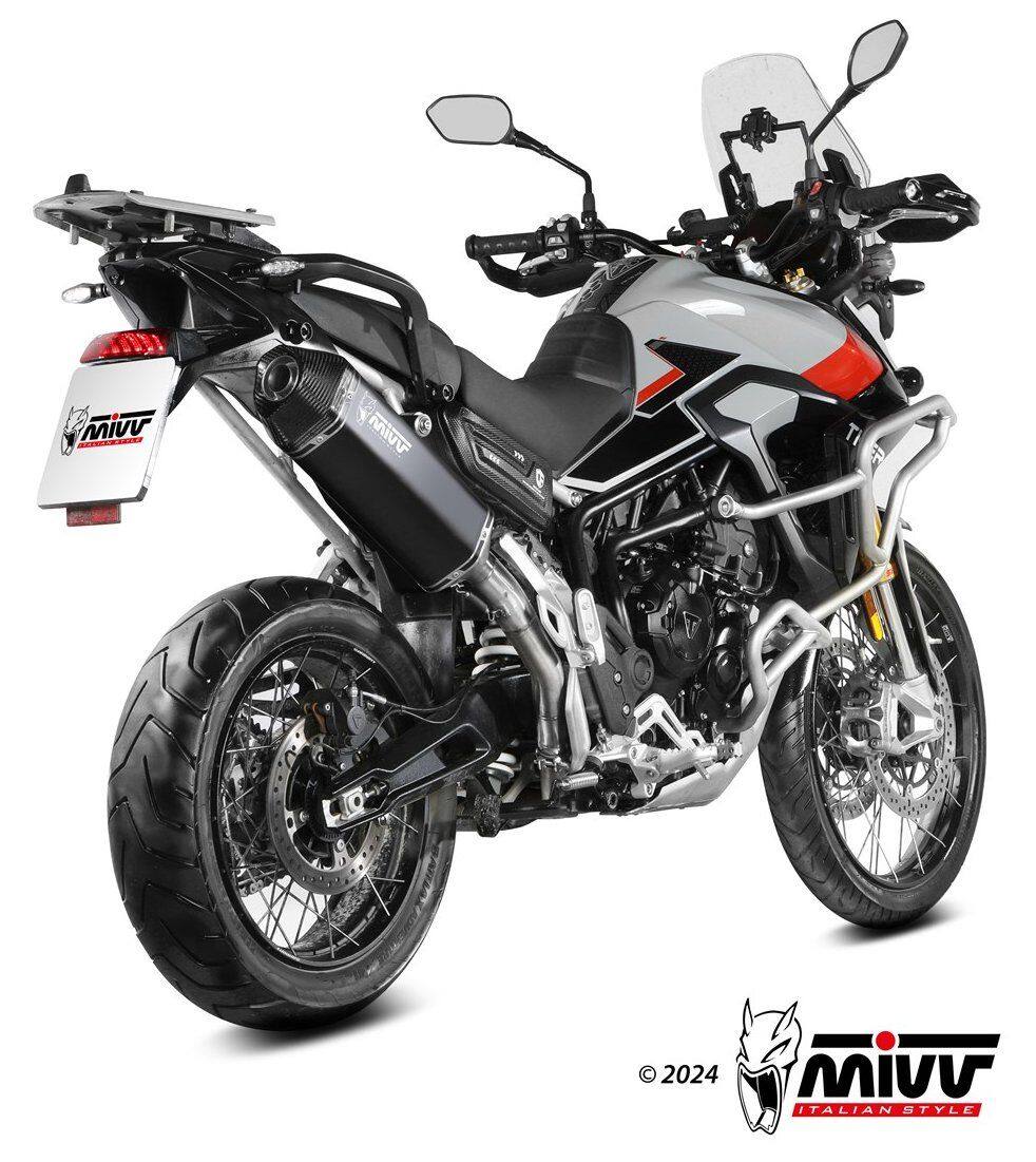 MIVV ミヴ SPEED EDGEスリップオンマフラー TIGER 900 GT PRO RALLY TRIUMPH トライアンフ フルエキゾーストマフラー マフラー｜ウェビック　店 64,278円