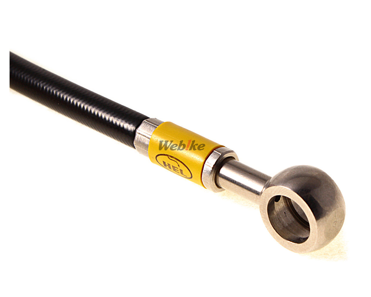 HEL ヘル ブレーキホース ブレーキホース・クラッチホース ブレーキ 長さ：1360mm / バンジョー角：90度 / バンジョー角：90度｜ウェビック　店