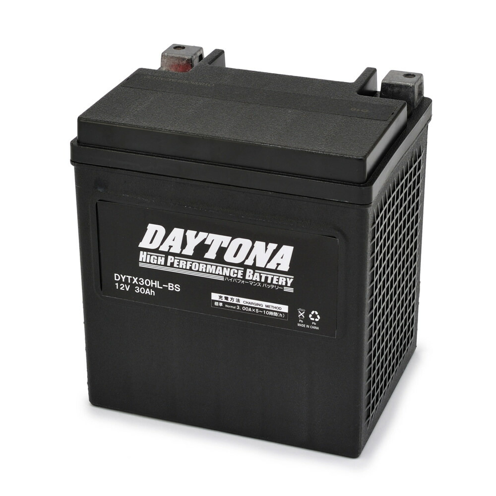 DAYTONA デイトナ ハイパフォーマンスバッテリー 液入り充電済 【DYTX30HL-BS】 HARLEY-DAVIDSON ハーレーダビッドソン 鉛系バッテリー バッテリー関連|ウェビック 店