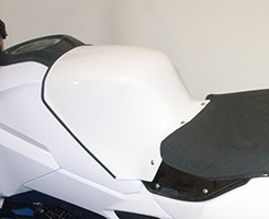 Magical Racing マジカルレーシング タンクエンド グロム HONDA ホンダ タンクカバー タンク関連 外装 仕様：FRP製・白 / MagiVeilセラミックコーティング：なし｜ウェビック　店