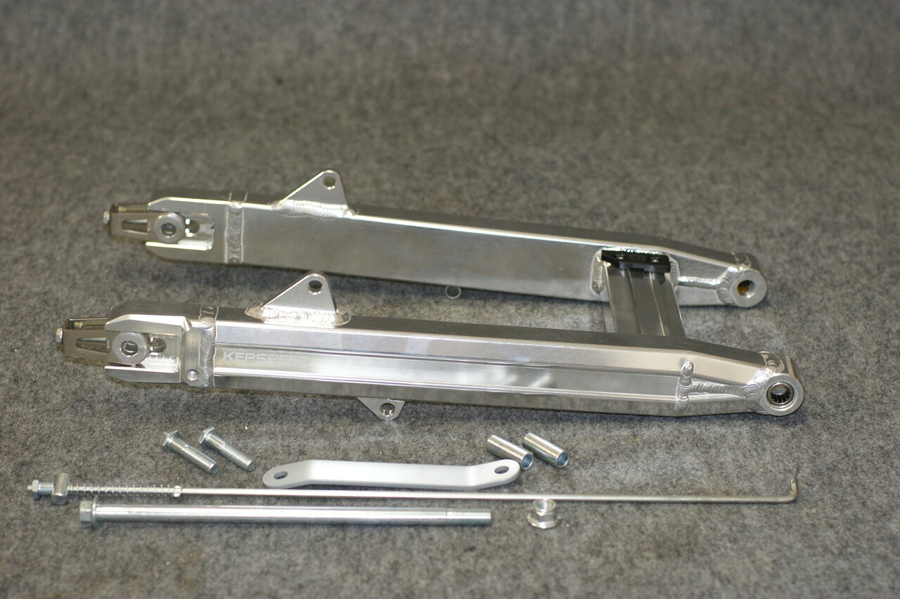 GM-MOTO ジーエムモト カブ用 ワイドアルミスイングアーム ＋10cm カブ HONDA ホンダ ロングホイールベースキット 足回り