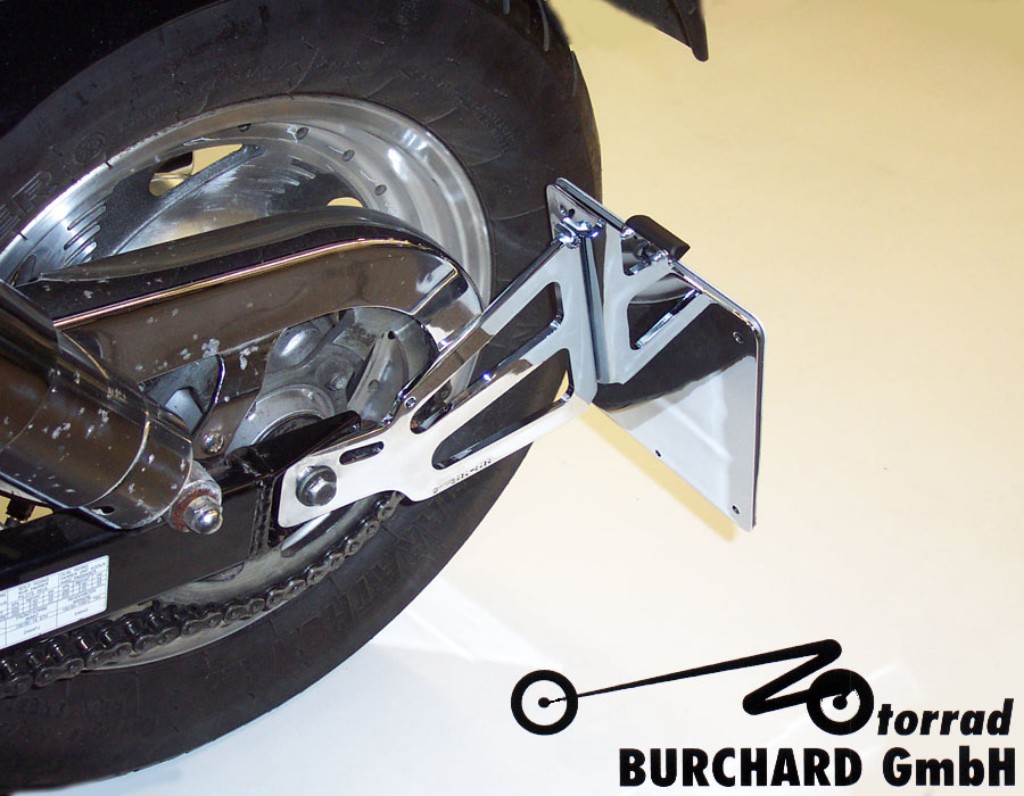 MOTORRAD BURCHARD モトラッド バーチャード Side mount license plate holder TUV VZ 800 Marauder