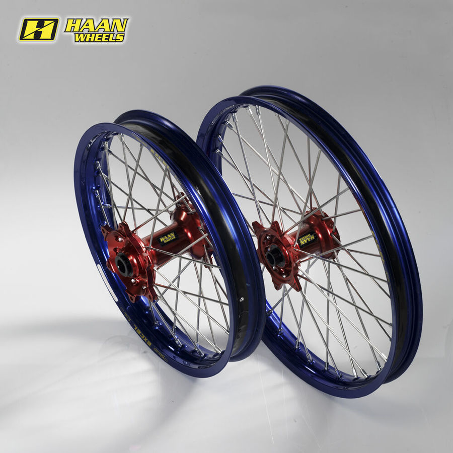 期間限定キャンペーン ハーンホイール WHEELS HAAN フロント・リアオフロードコンプリートホイール (04-13) CRF250  F1.60／21インチ-R1.85／19インチ バイク用品 22736047 - www.studiolegalegazzella.com