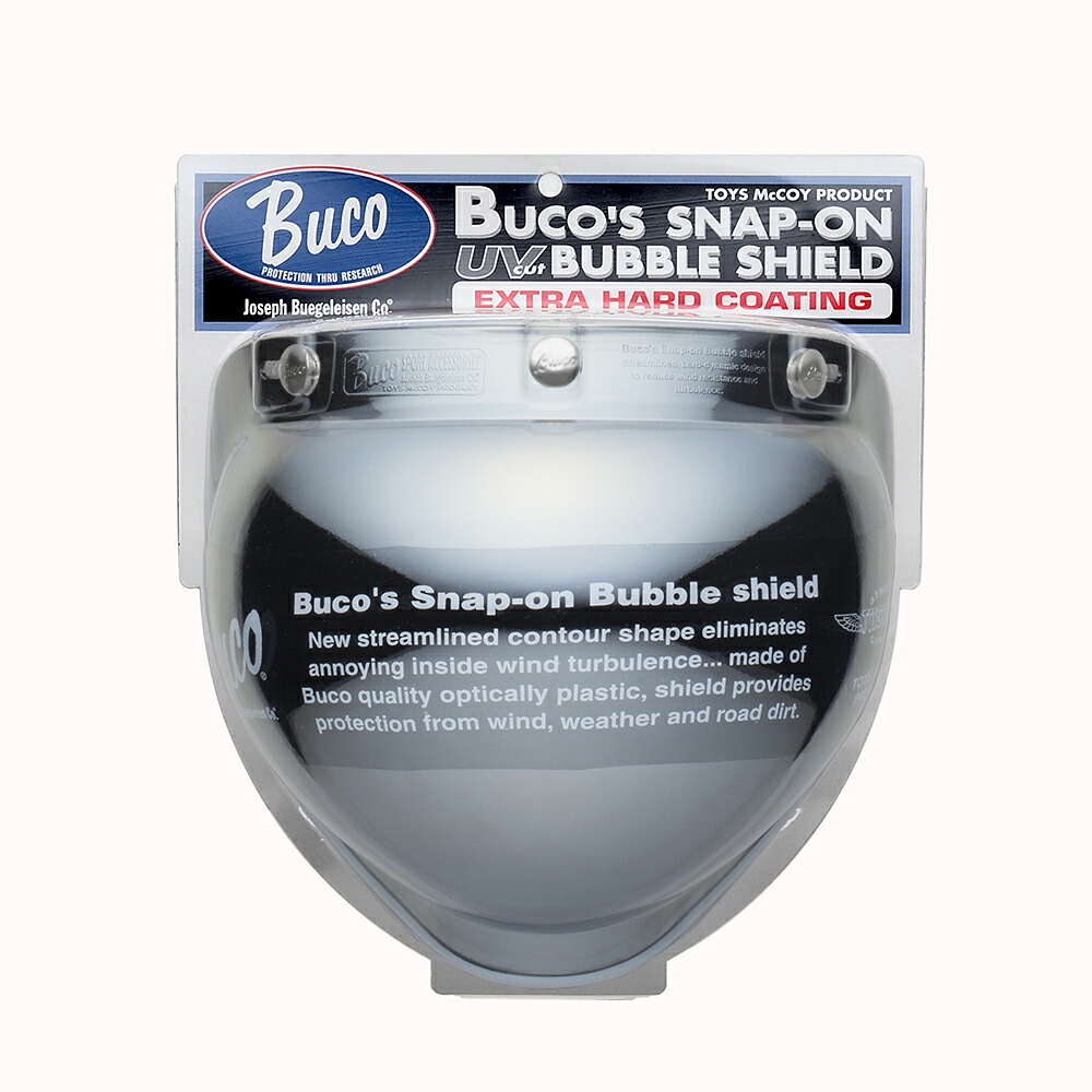 BUCO ブコ スナップオンバブルシールド EXハードコート ヘルメットシールド ヘルメット
