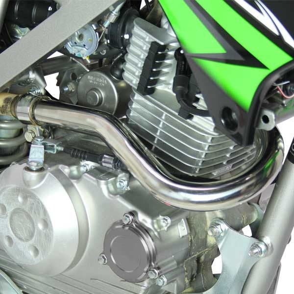 DELTA デルタ トルクヘッドパイプ KLX125/Dトラッカー125 ’10- Dトラッカー125 KLX125 KAWASAKI カワサキ エキゾーストパイプ マフラー