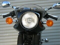 CHIC DESIGN シックデザイン ミニロケットカウル SR400 SR500 YAMAHA ヤマハ ビキニカウル カウル関連 外装 スクリーンカラー：スモーク / カラー：ベリーダークレッドメタリック2