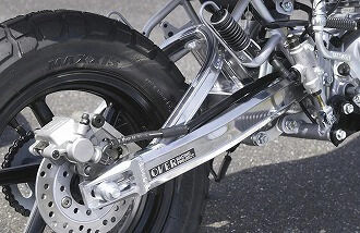 OVER オーヴァー スイングアーム OVタイプ スタビライザー付 5cmロング ディスクブレーキ車用 XR100モタード XR50モタード HONDA ホンダ 足回り