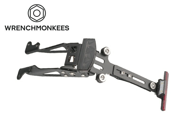 WRENCHMONKEES レンチモンキーズ 【KEDO】テール付ナンバープレートホルダー MT-09 YAMAHA ヤマハ ナンバーステー 外装
