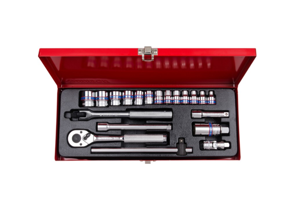 King tony キングトニー 20-Piece 3/8' DR. 12-Point Socket Set (Metal Box) セット工具