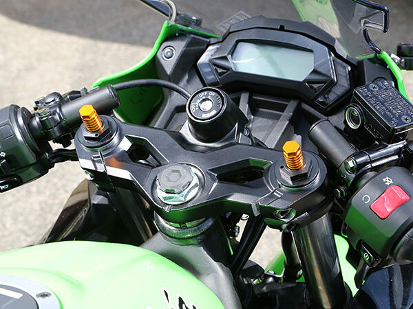 BABYFACE ベビーフェイス フロントフォークトップキャップ ニンジャ250SL KAWASAKI カワサキ フロントイニシャルアジャスター サスペンション 足回り|ウェビック 店