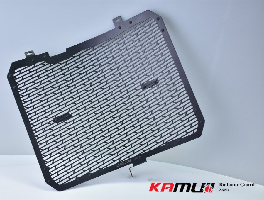 KAMUI カムイ Radiator Guard ZX-6R KAWASAKI カワサキ ラジエーターコアガード・オイルクーラーコアガード 冷却関連 エンジン｜ウェビック　店