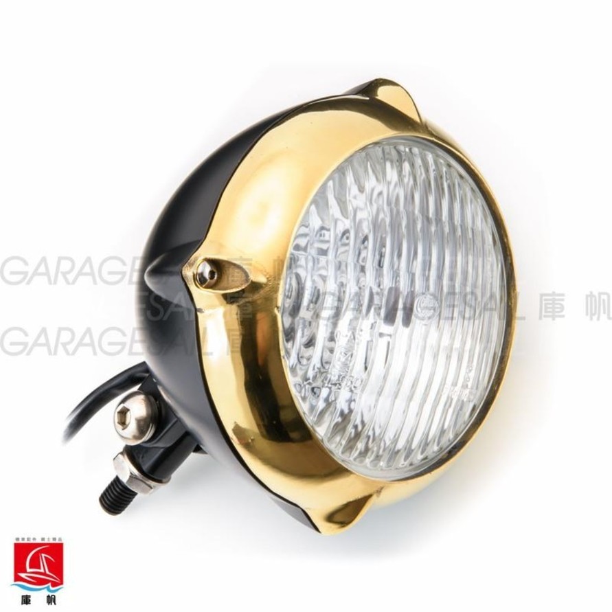 GarageSaiL ガレージセイル 4.5' Cross Headlight ヘッドライト 灯火類 電装系