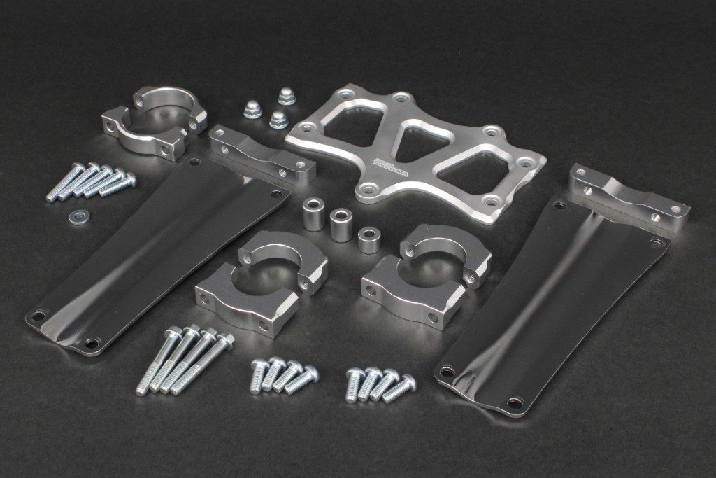 SP武川 SPタケガワ フロントダウンフェンダーステーキット モンキー125 HONDA ホンダ フロントフェンダー フェンダー関連 外装