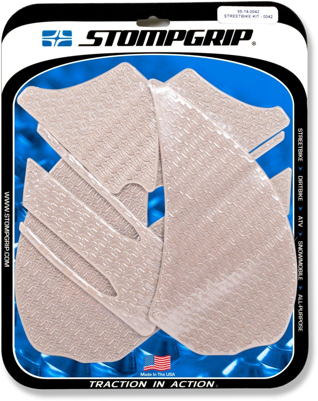 STOMPGRIP ストンプグリップ トラクションパッド ストリートバイクキット【ICON】 ZX14 ZZR1400 KAWASAKI カワサキ タンクパッド タンク関連 外装