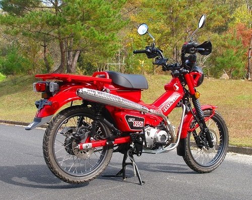 HOT LAP ホットラップ トレイルマフラー CT125ハンターカブ HONDA ホンダ フルエキゾーストマフラー マフラー ヒートガードスタイル：フルカバード｜ウェビック　店
