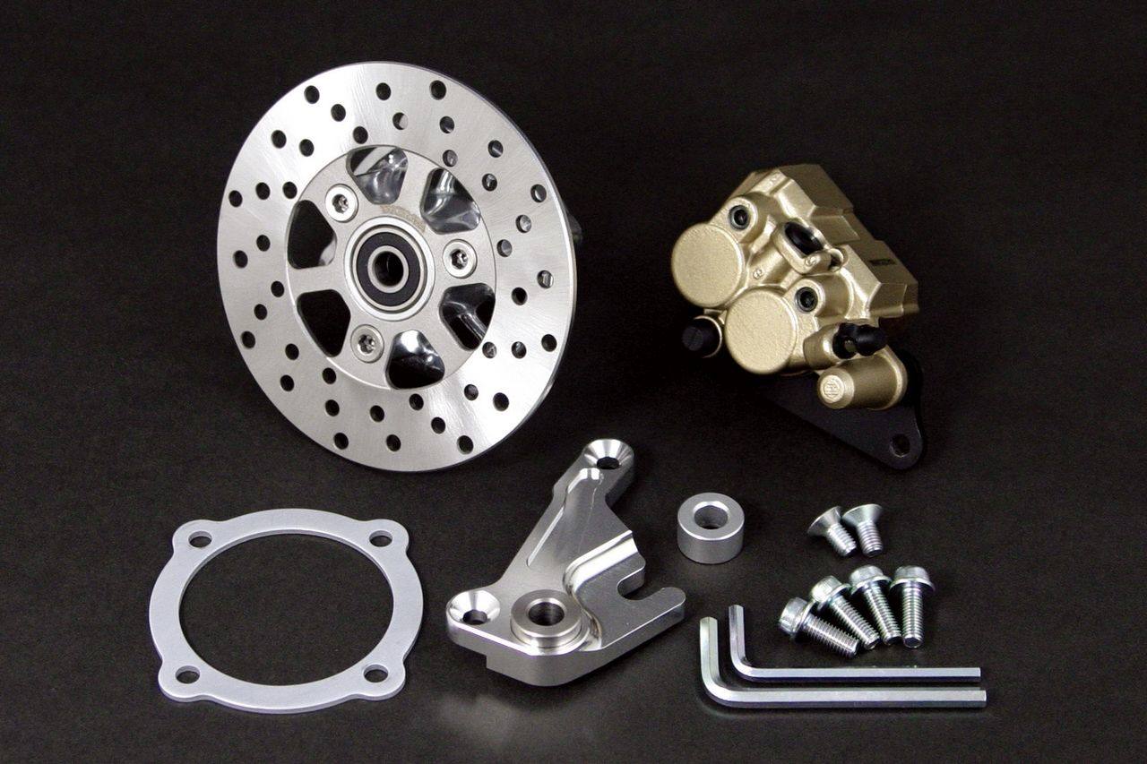 SP武川 SPタケガワ ノーマルフロントフォーク用ディスクブレーキキット ゴリラ モンキー HONDA ホンダ ブレーキディスクローターキット ブレーキ|ウェビック 店