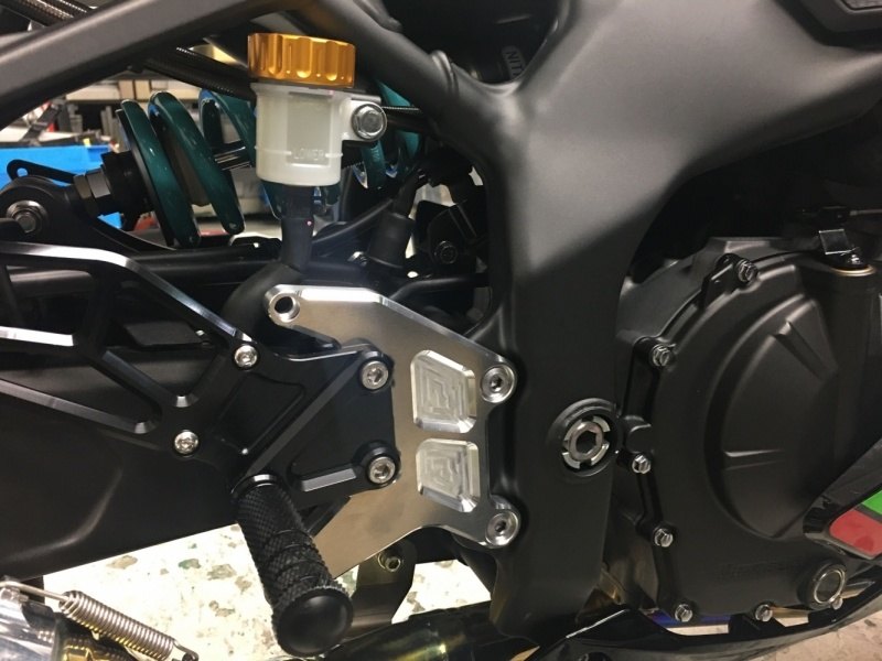 K-FACTORY ケイファクトリー レース用ベースプレートセット ZX-25R KAWASAKI カワサキ その他ステップオプション・補修部品 ステップ 足回り
