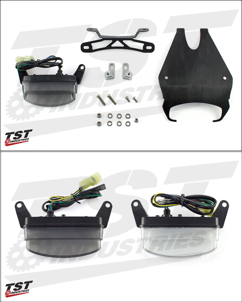 TST ティーエスティー LEDインテグレートテールライト・フェンダーレスパネルセット GROM [グロム] HONDA ホンダ テールランプ 灯火類 電装系 LENS COLOR：Smoked / LICENSE PLATE BRACKET：Adjastable｜ウェビック　店 46,482円