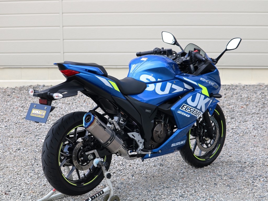 WR’S ダブルアールズ 【JMCA認証】SS-OVAL フルエキゾーストマフラー ジクサーSF250 SUZUKI スズキ マフラー