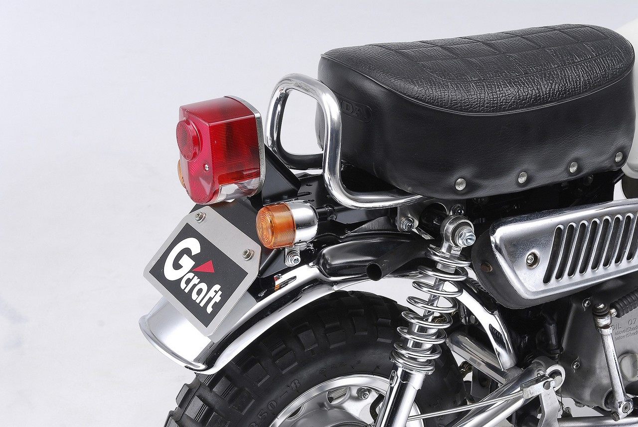 楽天市場】ミニモト Z50J 4Lモンキークラシックグラブバー スチール製