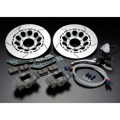 PMC ピーエムシー Φ320ディスクローター&CP2696ブレーキキット Z1 900SUPER4 Z2 750RS/Z750FOUR 750SS マッハIV H2 KAWASAKI カワサキ ブレーキディスクローター ブレーキ インナーローターのカラー:ブラック / キャリパーサポートカラー:シルバー|ウェビック 店